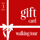 Gift Card - Walking Tour 3 tickets